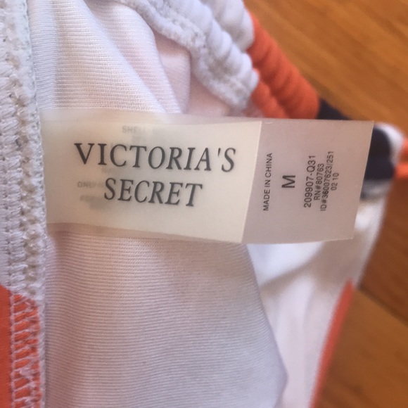 Victoria’s Secret striped O-ring halter bikini top - Picture 5 of 10